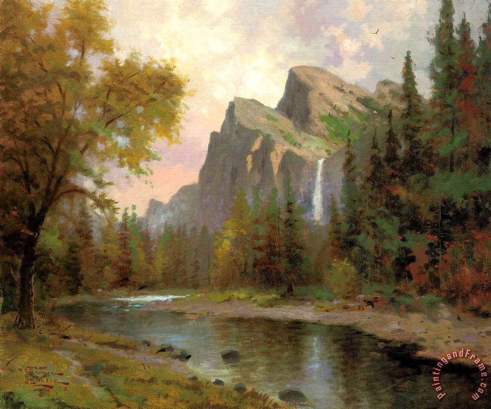 960x799 Thomas Kinkade Yosemite Valley Painting - Yosemite Valley Painting