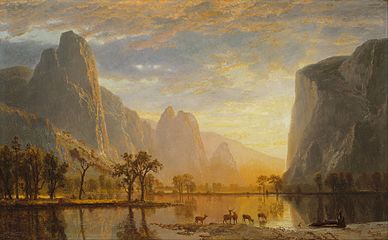 388x240 Valley Of The Yosemite - Yosemite Valley Painting