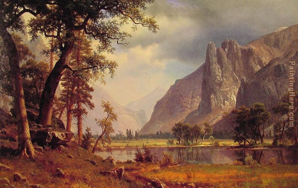 980x620 Albert Bierstadt Yosemite Valley Painting Anysize 50% Off - Yosemite Valley Painting
