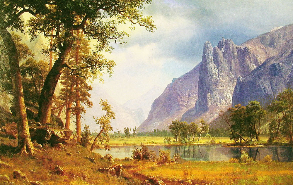 1000x633 Albert Bierstadt Yosemite - Yosemite Valley Painting Albert Bierstadt