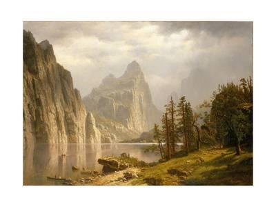 400x300 Merced River, Yosemite Valley, 1866 Giclee Print By Albert - Yosemite Valley Painting Albert Bierstadt