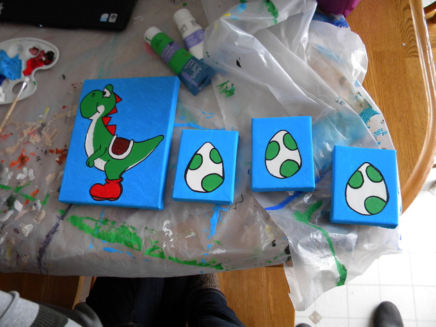 900x675 Yoshi Painting. By Louness26 - Yoshi Painting