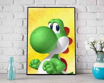 340x270 Yoshi Painting Etsy - Yoshi Painting