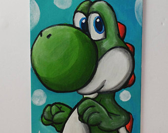 Yoshi Painting at PaintingValley.com | Explore collection of Yoshi Painting