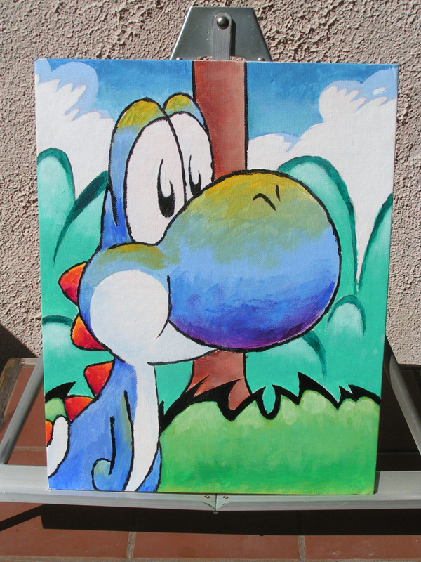 Yoshi Painting at PaintingValley.com | Explore collection of Yoshi Painting