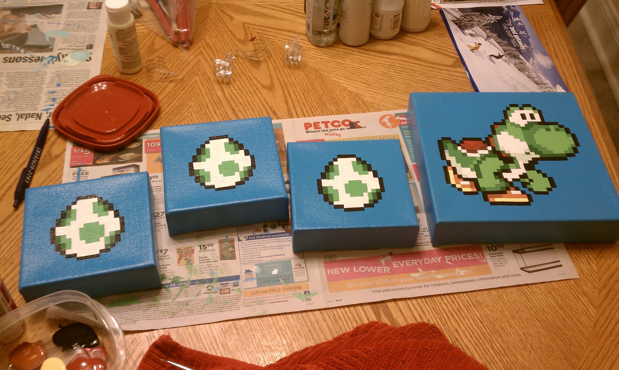 2048x1224 Oc Yoshi Painting I Made - Yoshi Painting