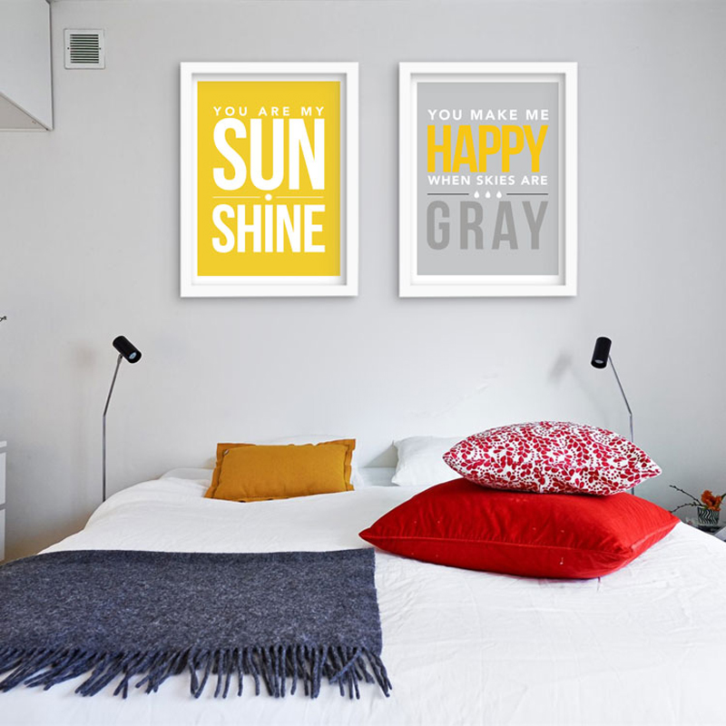 800x800 Modern Posters And Prints My Sunshine Wall Art Canvas Painting - You Are My Sunshine Canvas Painting