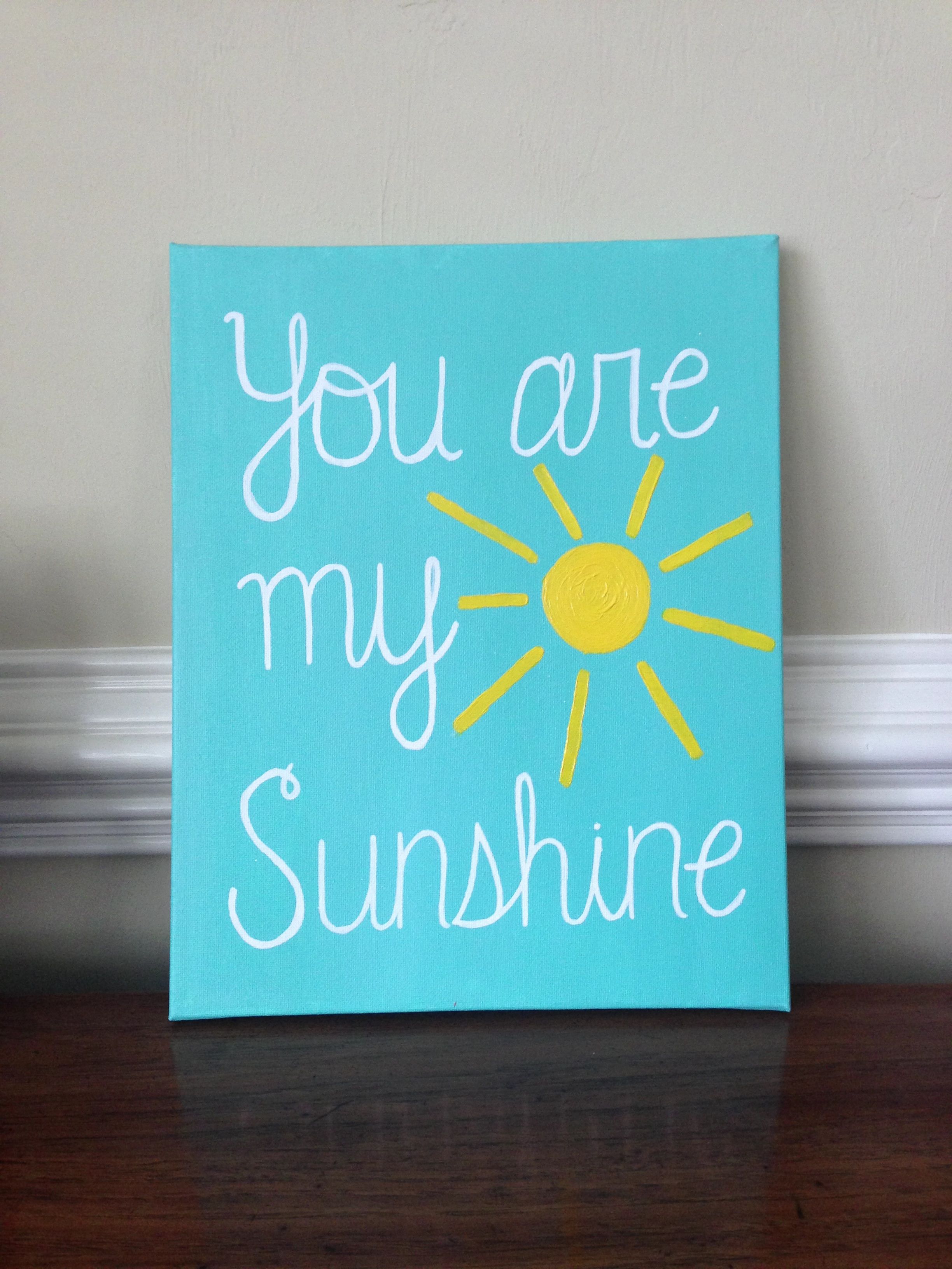 2448x3264 You Are My Sunshine ) - You Are My Sunshine Canvas Painting