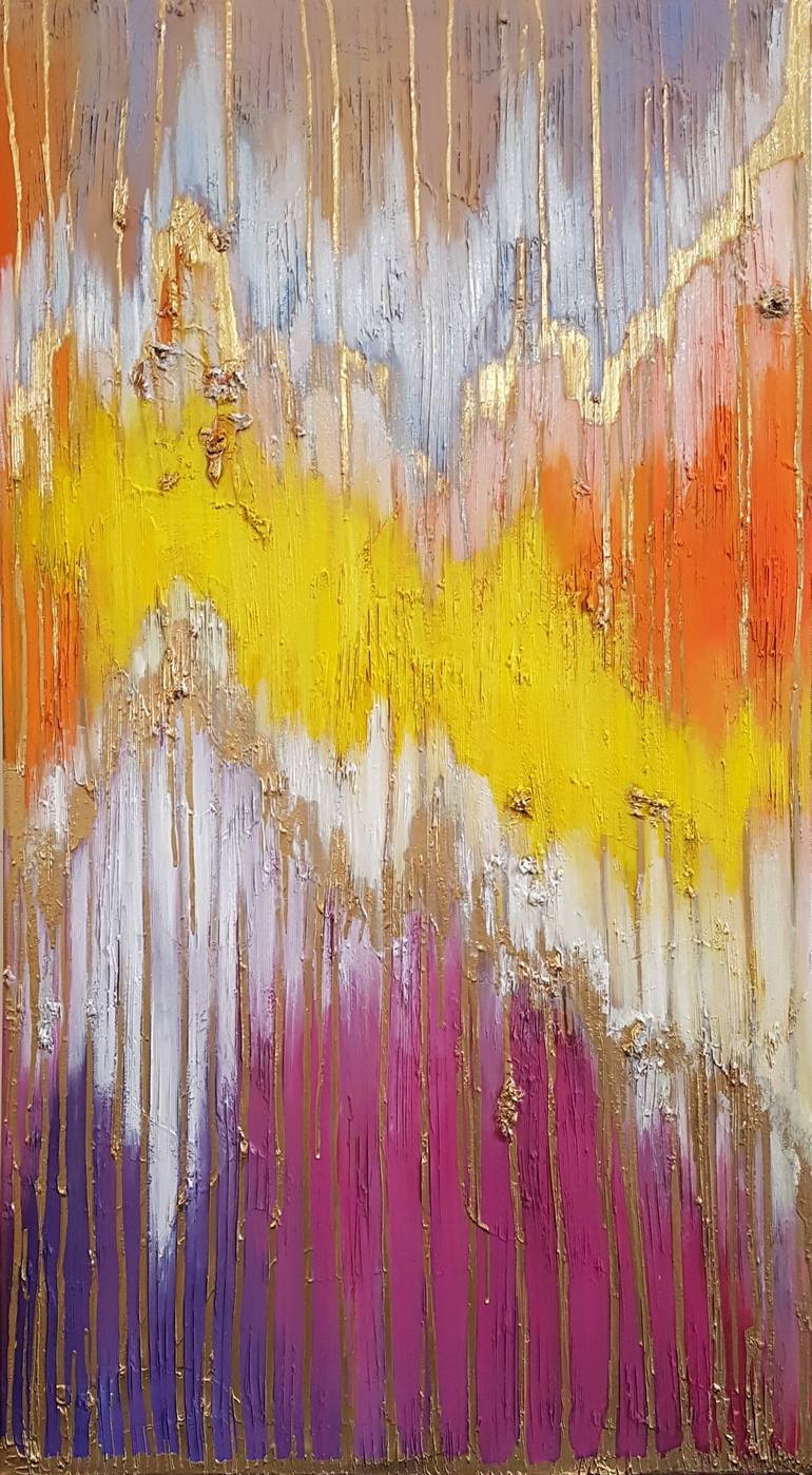 770x1398 Saatchi Art Abstract Landscape You Are My Sunshine Painting By - You Are My Sunshine Painting