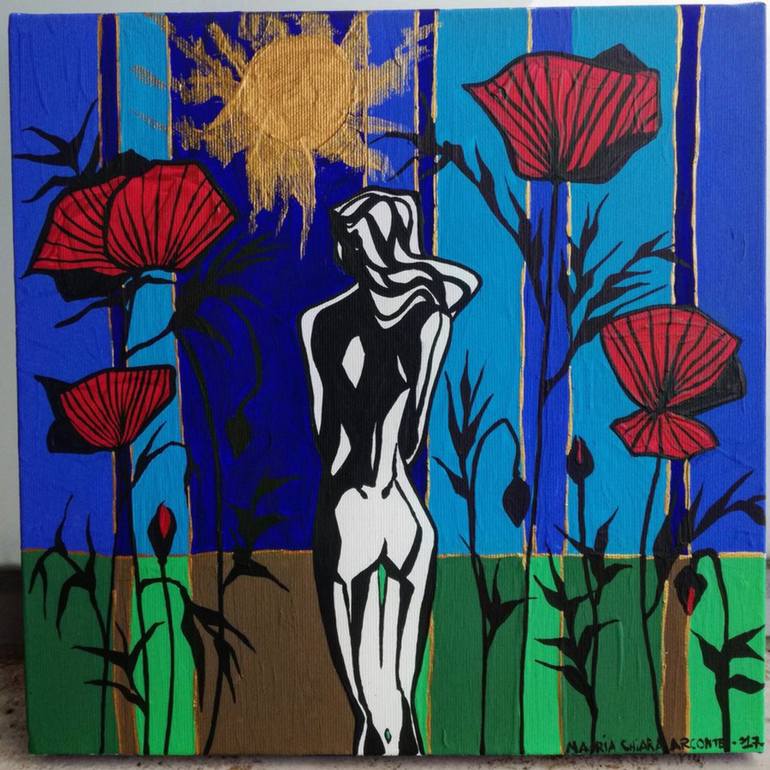 770x770 Saatchi Art You Are My Sunshine Painting By Maria Chiara Arconte - You Are My Sunshine Painting