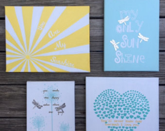 340x270 You Are My Sunshine Paintings Customized Colors - You Are My Sunshine Painting