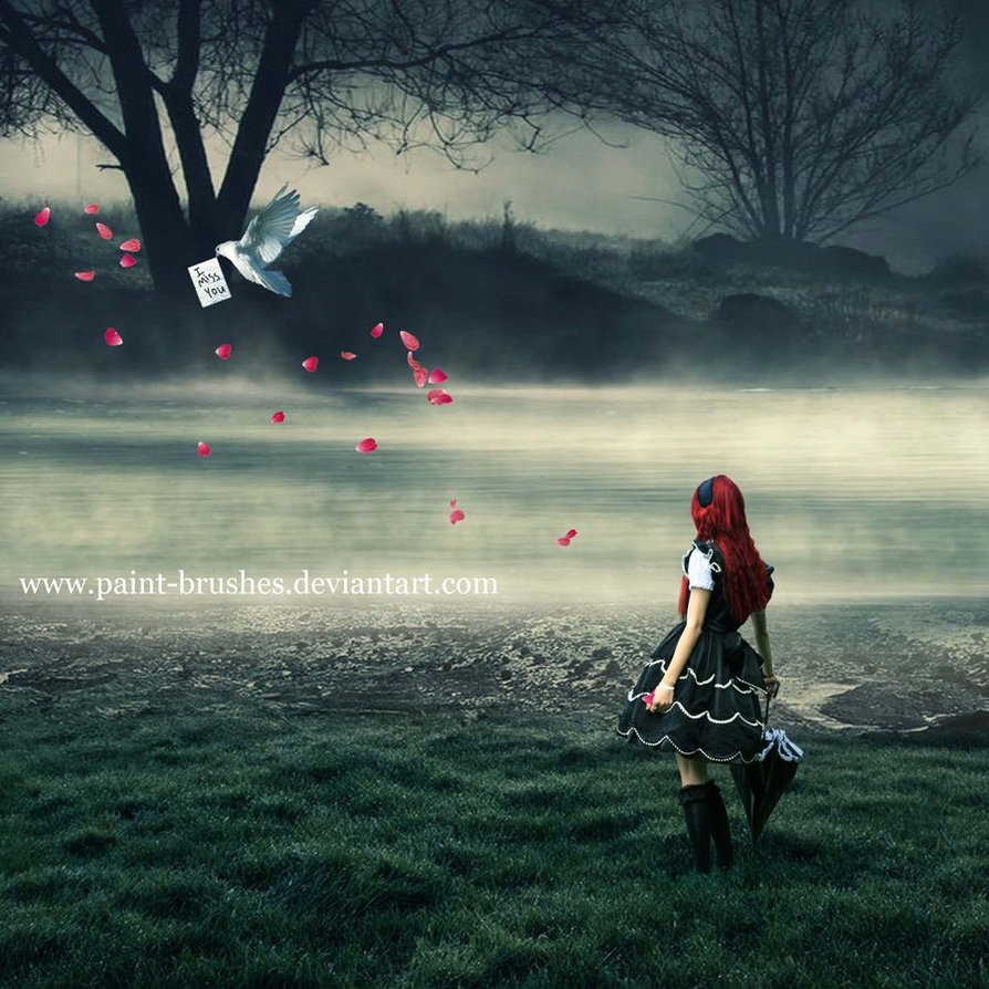 894x894 I Miss You. By Paint Brushes - You Painting