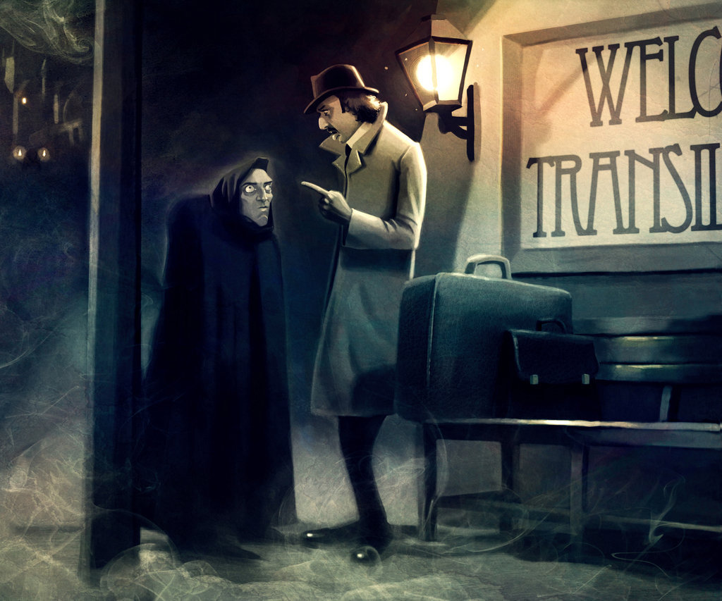 1024x853 Young Frankenstein By Cowboy Lucas - Young Frankenstein Painting