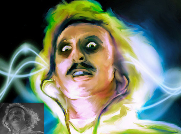 600x446 Young Frankenstein By Rubyjune - Young Frankenstein Painting