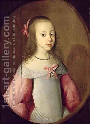 291x400 Portrait Of A Young Girl C. Hastenburg Reproduction 1st Art Gallery - Young Girl Painting