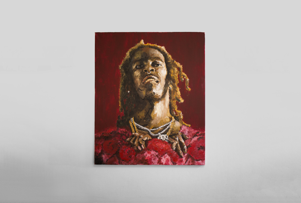 1000x675 Young Thug Painting - Young Thug Painting