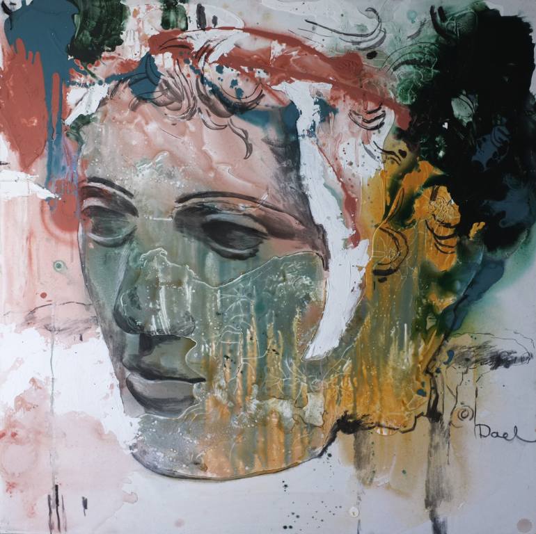 770x768 Saatchi Art The Youth From Rome Painting By Victoria Dael - Youth Painting