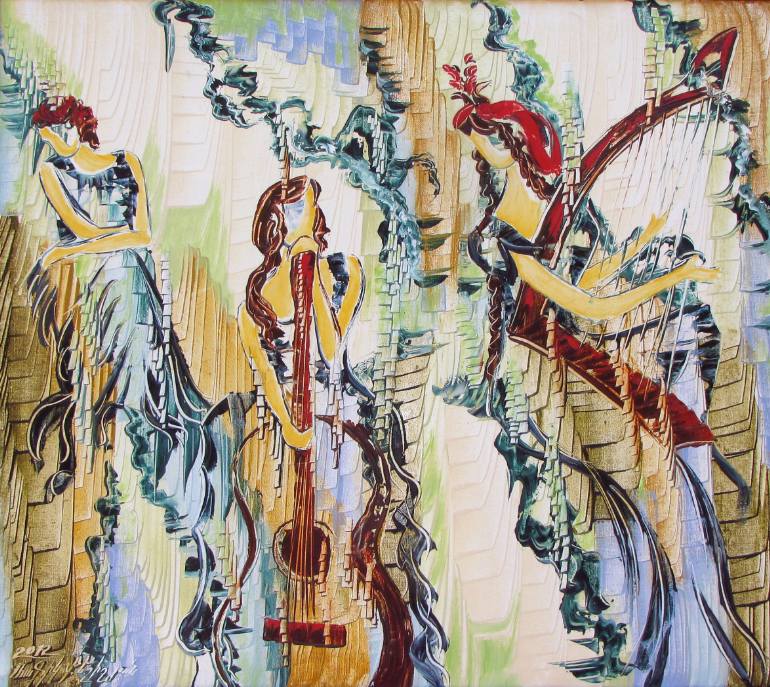 770x687 Saatchi Art Youth Painting By Anahit Petrosyan - Youth Painting