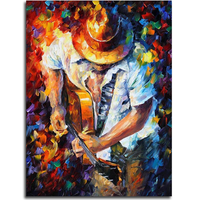 640x640 Guitar With Youth Diamond Embroidery Oil Painting Diamond Painting - Youth Painting