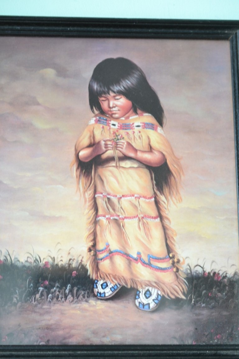 768x1152 Vintage American Indian Print Z Garcia Blt2 - Z Garcia Indian Painting