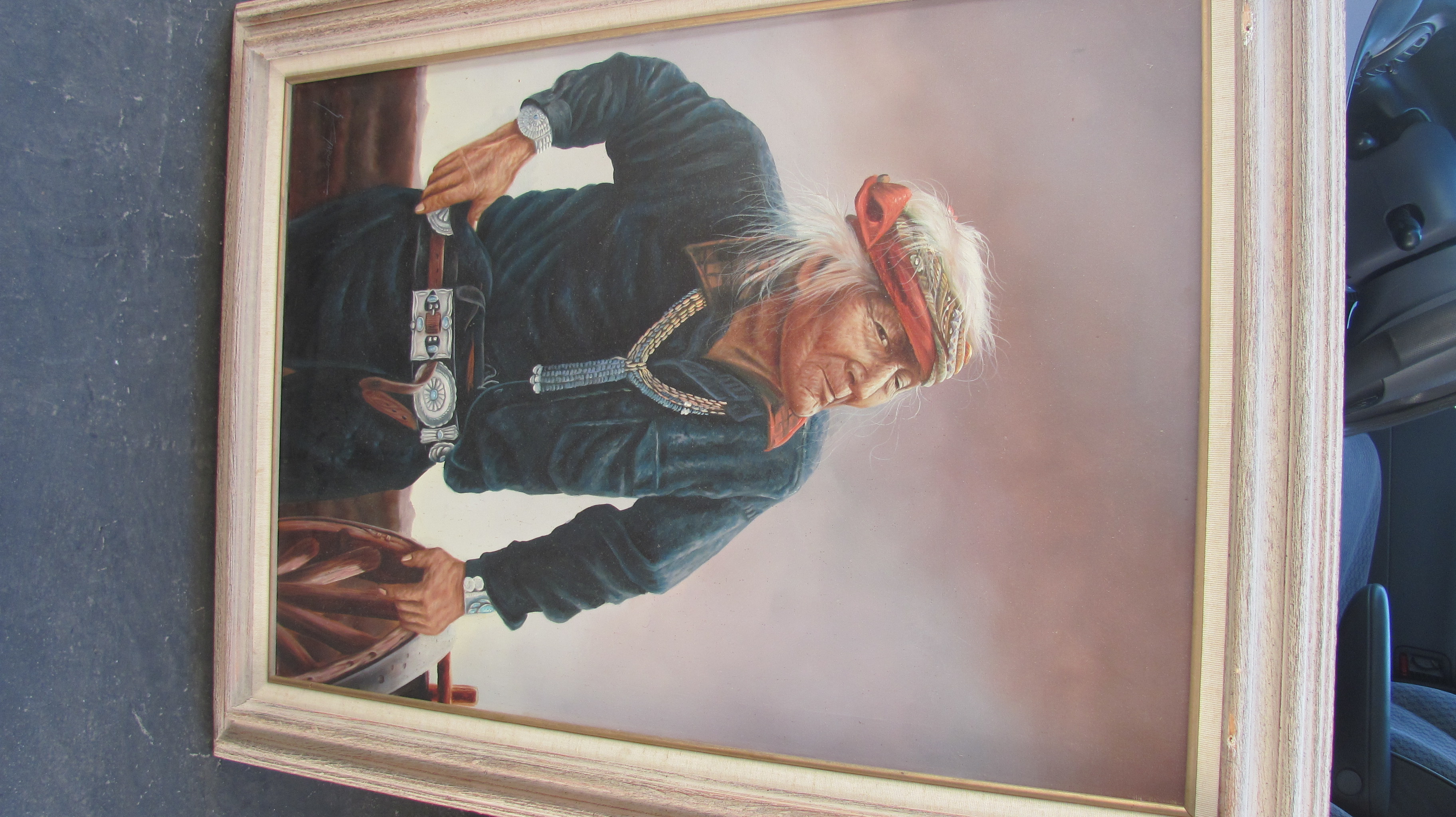 3648x2048 Z.garcia Indian Painting Antique Appraisal Instappraisal - Z Garcia Indian Painting