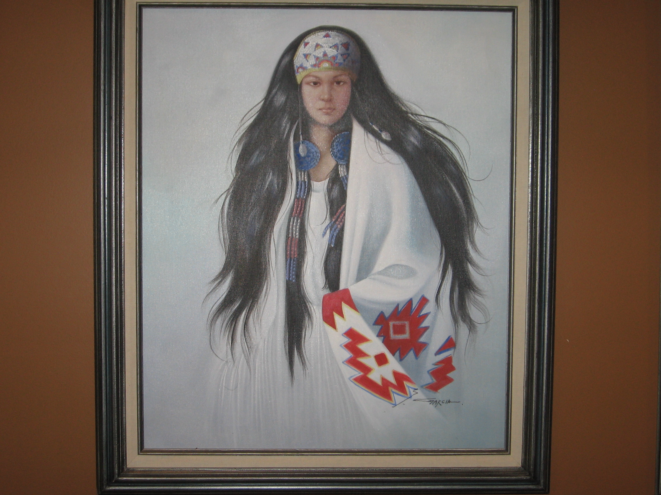 2272x1704 American Indian Art Antique Appraisal Instappraisal - Z Garcia Indian Painting
