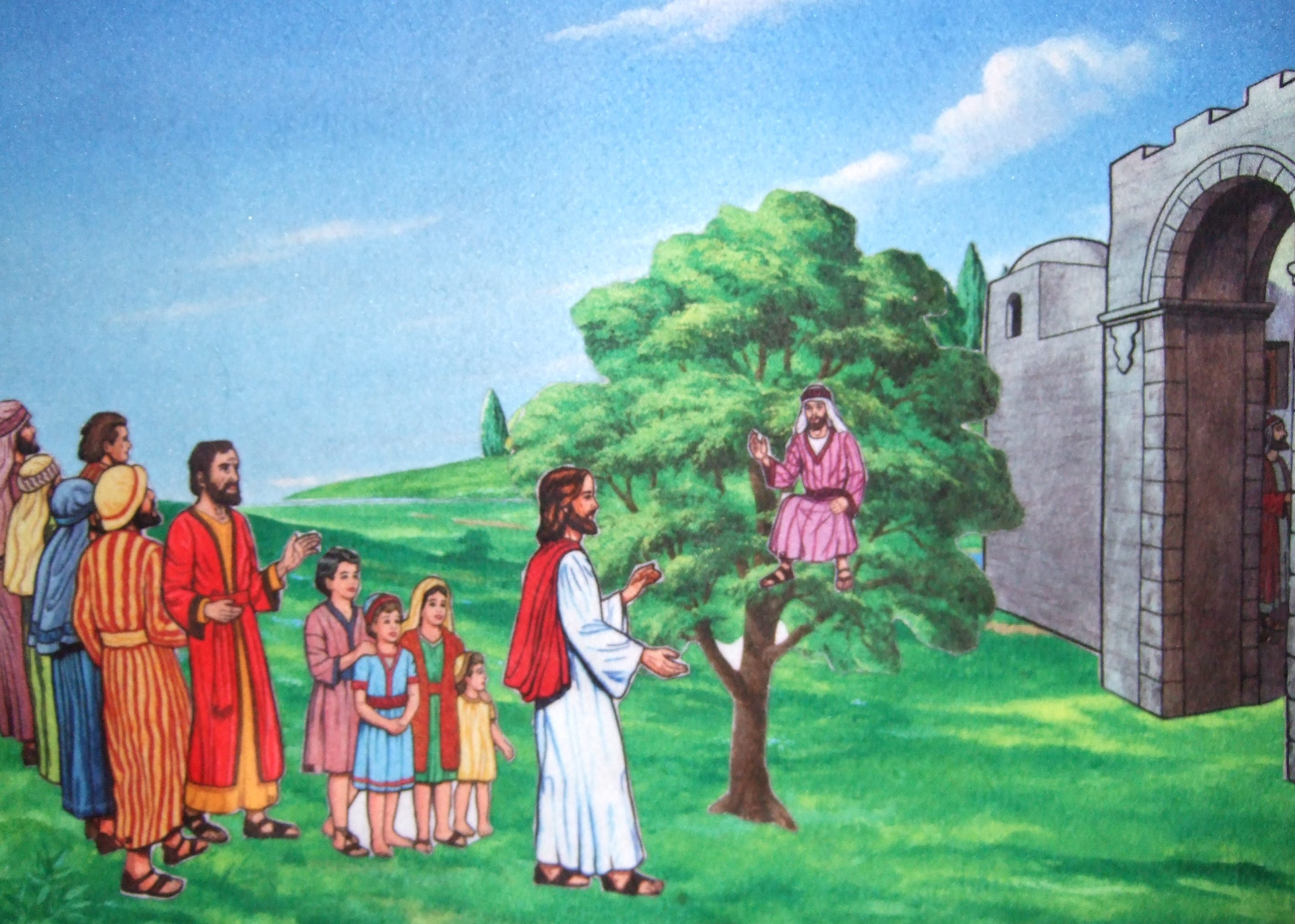 2848x2034 Zacchaeus Bible Answer Girl - Zacchaeus Painting