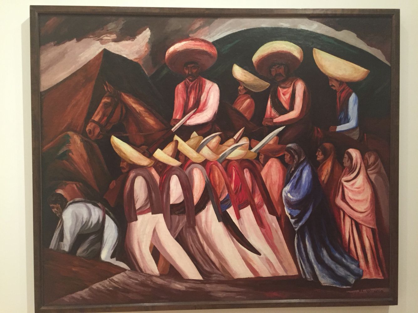 1334x1000 Zapatistas Clemente Orozco) Museum Of Modern Art - Zapatistas Painting