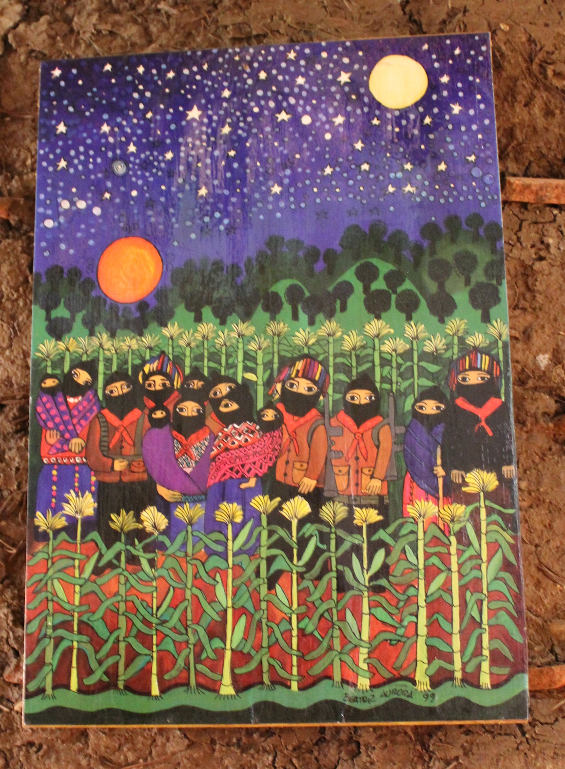 1159x1577 Mexico Enlivened Learning - Zapatistas Painting