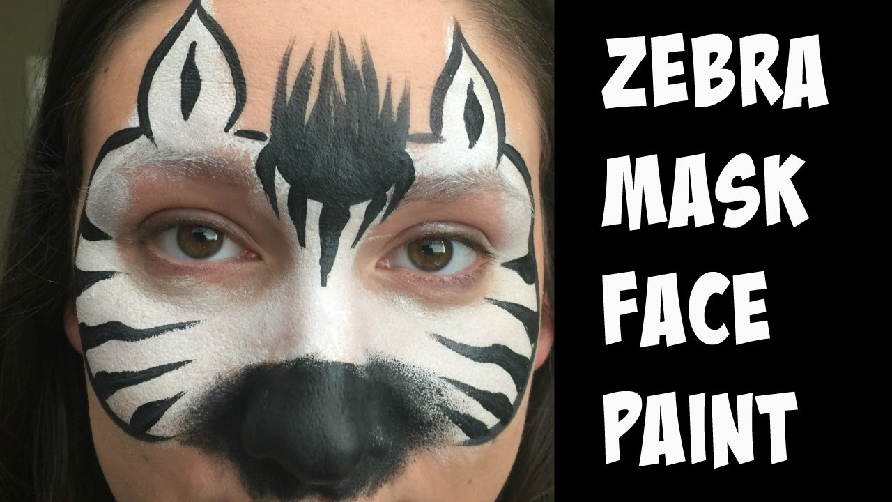 Zebra Face Painting at Explore collection of Zebra