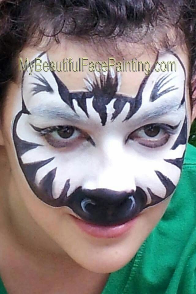640x960 Zebra Face Paint - Zebra Face Painting