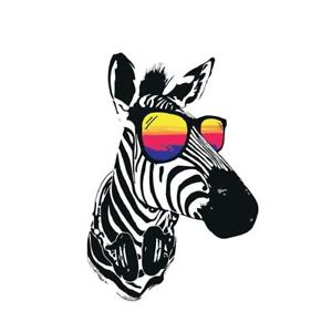 300x300 Modern Paint By Number Kit Canvas Painting Wall Hanging Picture - Zebra Head Painting