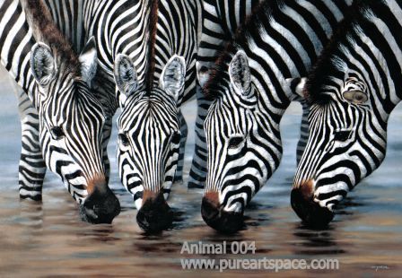448x310 China Oil Painting Manufacturer Wholesale All Kinds Top Quality - Zebra Oil Painting