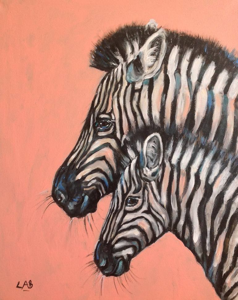 770x973 Saatchi Art Z For Zebra Painting By Louise Brown - Zebra Painting