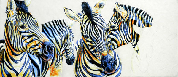 600x260 Zebra Painting Fur In The Paint - Zebra Painting