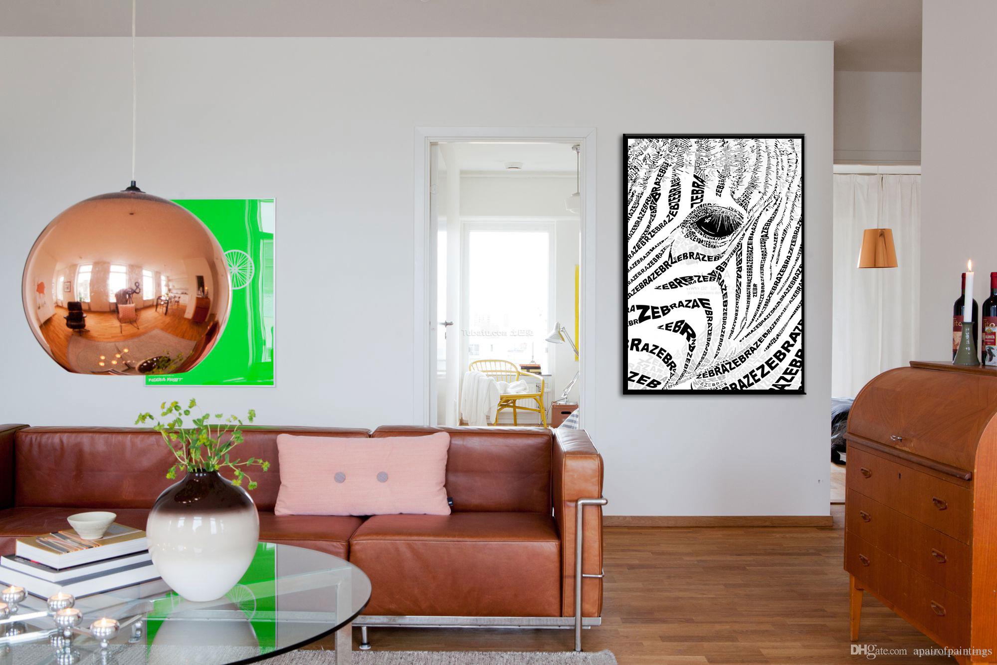1999x1333 Online Cheap Nordic Wind Home Decorative Painting Zebra Wall Art - Zebra Wall Painting
