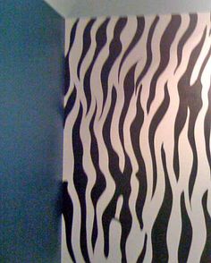 236x294 Super Cool Pink And Black Zebra Walls Painted By Chris W - Zebra Wall Painting