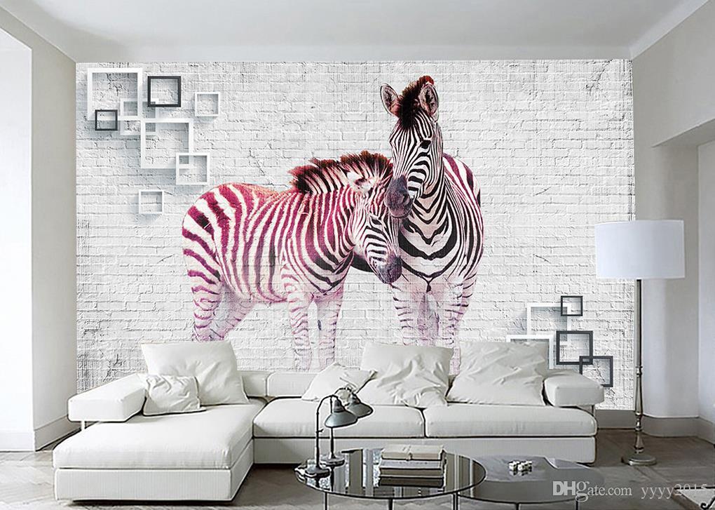 1020x727 Beautiful Scenery Wallpapers New Chinese Retro Nostalgic Colored - Zebra Wall Painting