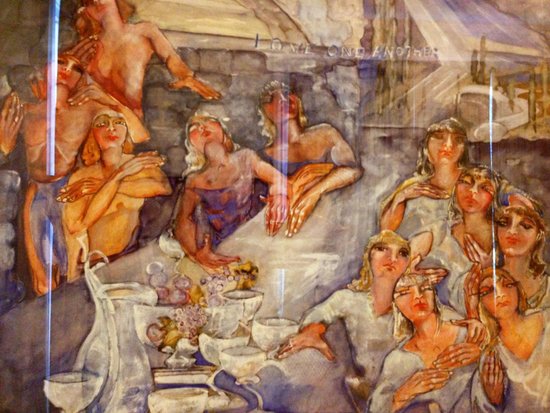 550x413 Awesome Article By F. Scott Fitzgerald - Zelda Fitzgerald Painting