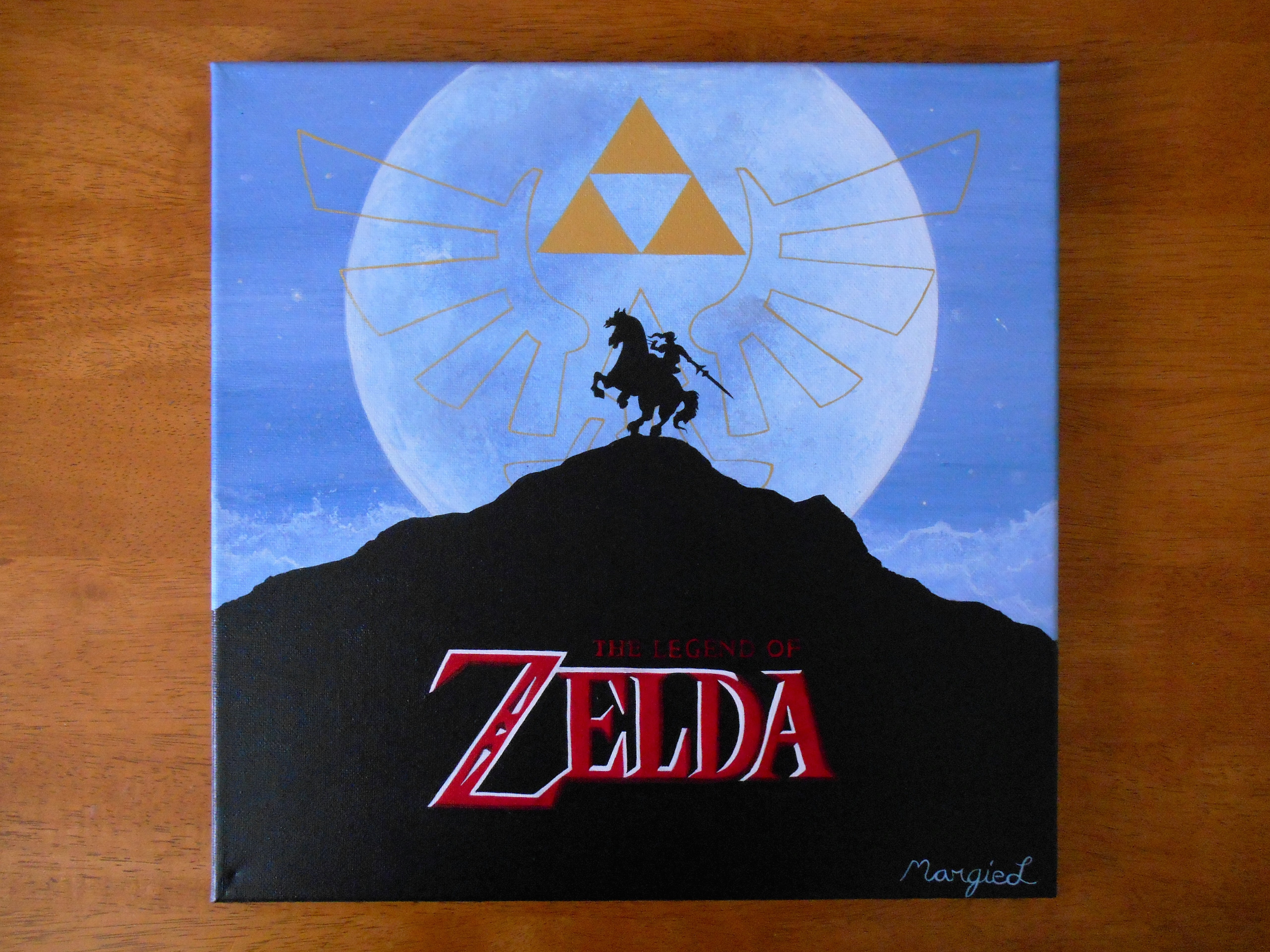 5123x3841 Legend Of Zelda Acrylic Painting 12 X 12. - Zelda Painting