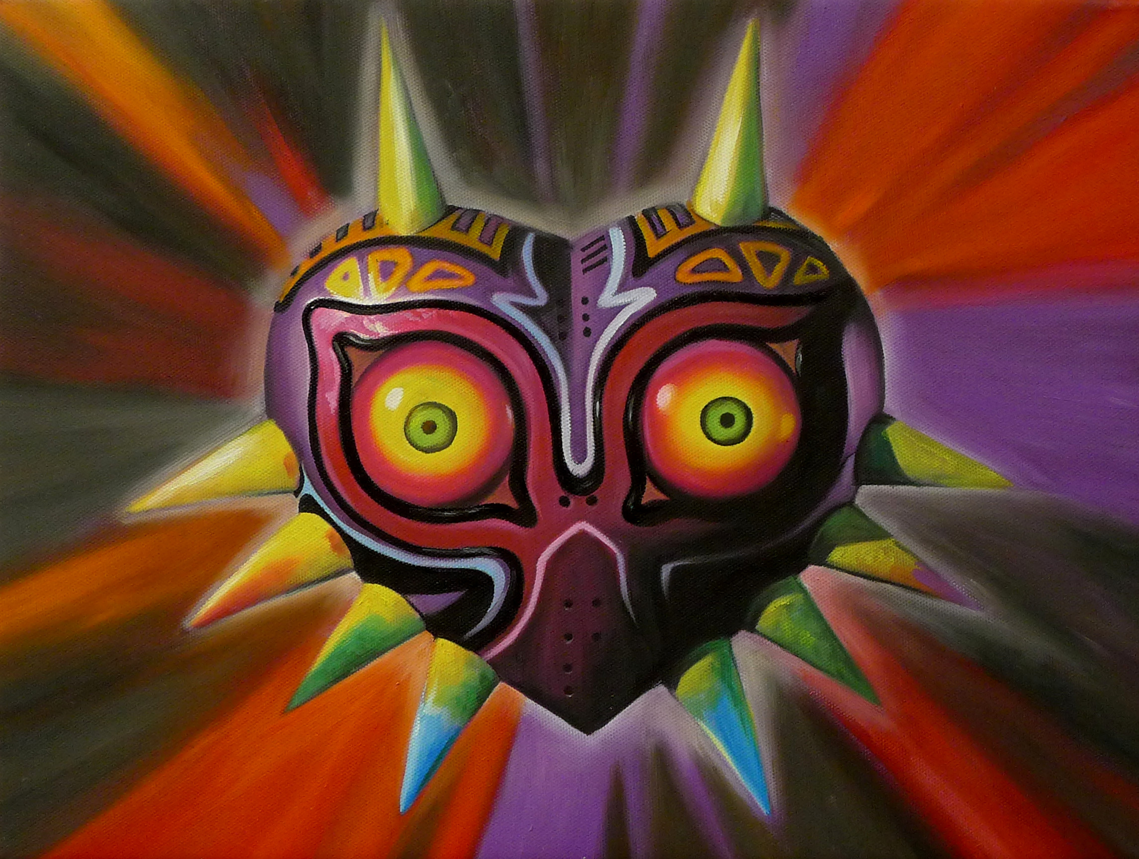 2292x1728 Zelda Oil Paintings Zelda Dungeon - Zelda Painting