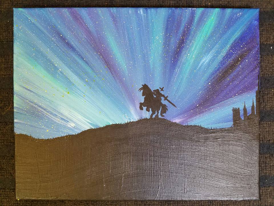 960x720 Zelda Painting On Canvas - Zelda Painting