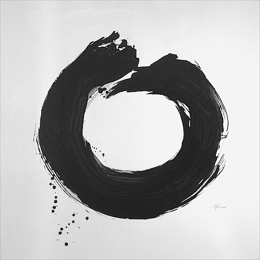 536x535 Circle Painting, Commission Featuring Florida Contemporary Artist - Zen Circle Painting