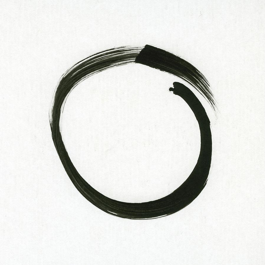 899x900 Enso - Zen Circle Painting
