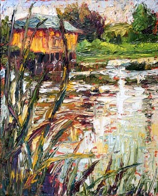 320x396 Niki Gulley Zen Garden Oil Painting - Zen Garden Painting