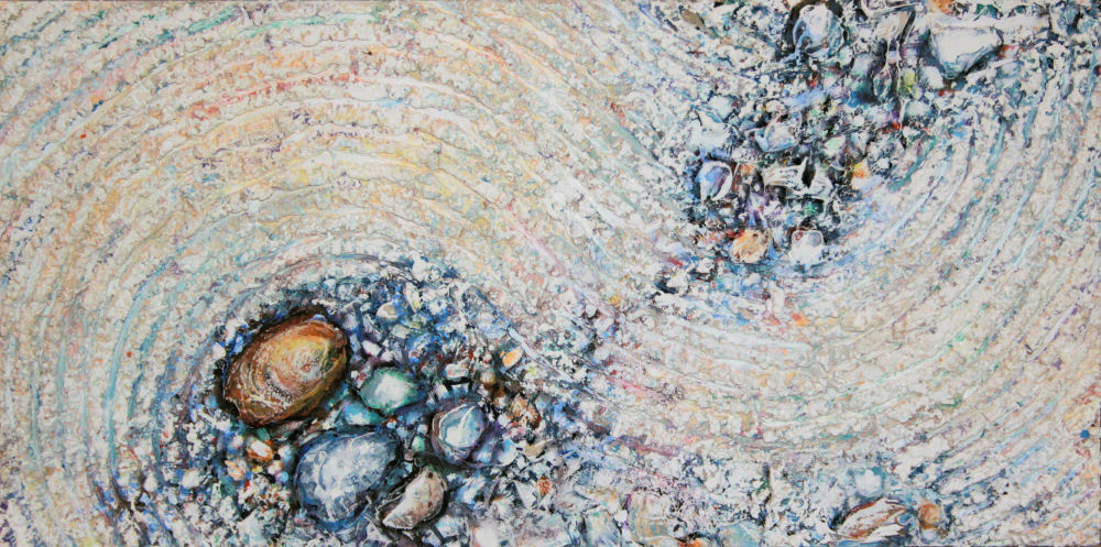 1000x497 Zen Garden Series Nikki Artwork - Zen Garden Painting