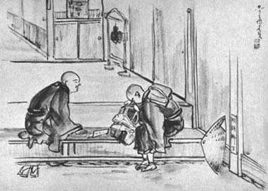 381x271 Zen Paintings - Zen Monk Painting