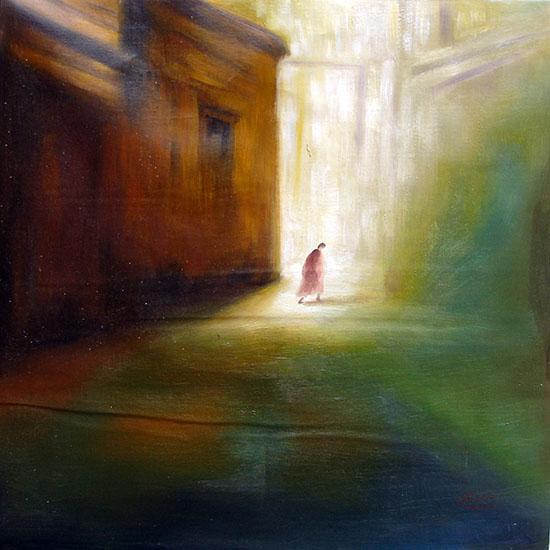 550x550 Academic,lama,monk,tibet,zen,oil Painting - Zen Oil Painting