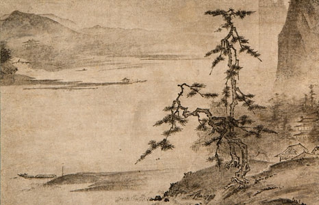 466x300 Honolulu Museum Of Art Spotlight Tour A Zen Landscape Painting - Zen Painting