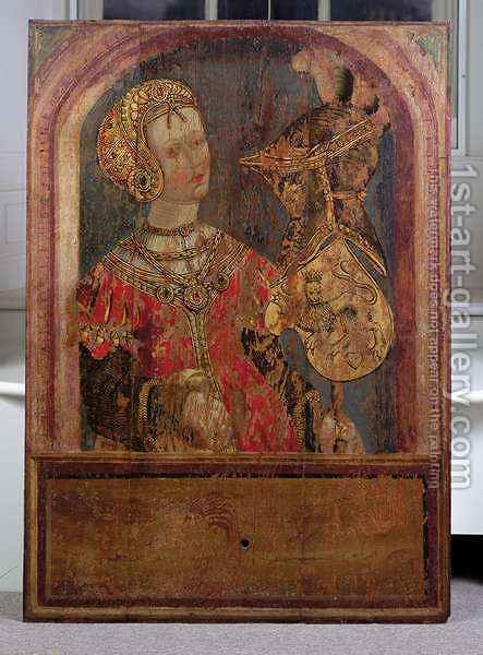 443x600 Queen Zenobia Lambert Barnard Reproduction 1st Art Gallery - Zenobia Painting